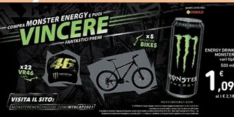 Conad Monster Energy Drink offerta