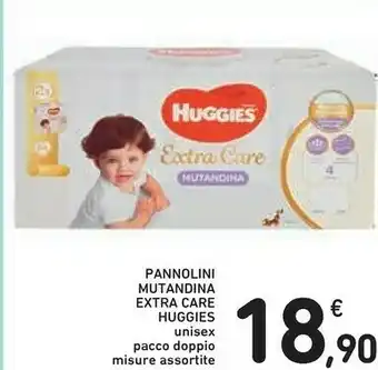 Conad Huggies Pannolini Mutandina Extra Care offerta