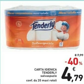 Conad Tenderly Carta Igienica offerta