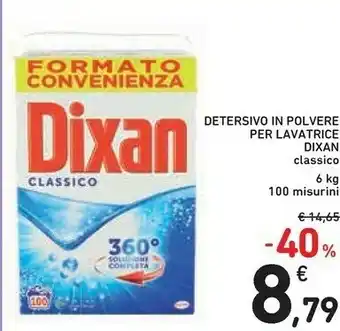 Conad Dixan Detersivo In Polvere Per Lavatrice offerta