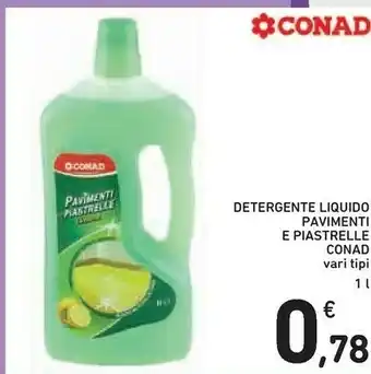 Conad Detergente Liquido Pavimenti E Piastrelle offerta