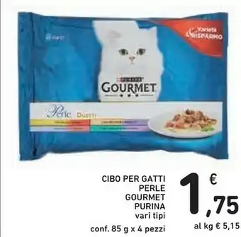 Conad Perle Cibo Per Gatti Gourmet offerta
