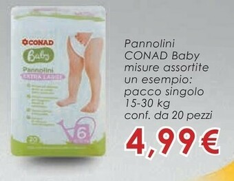 Conad Conad Baby Pannolini offerta