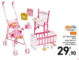 Conad SET BALÚ BABY TRIO offerta
