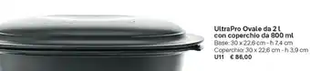 UltraPro Ovale Da 2L Con Coperchio