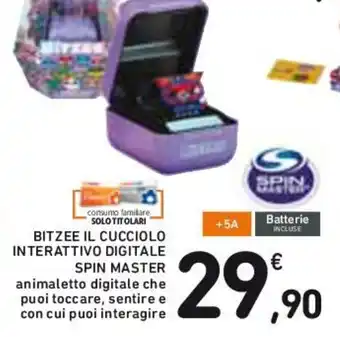 Conad BITZEE IL CUCCIOLO INTERATTIVO DIGITALE SPIN MASTER offerta