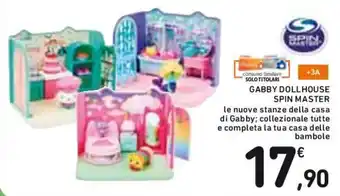 Conad GABBY DOLLHOUSE SPIN MASTER offerta