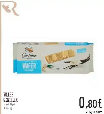 Conad Gentilini Wafer Alla Vaniglia 175 G(ml) offerta