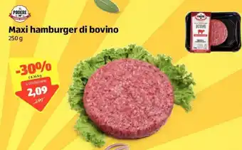 ALDI Maxi Hamburger Di Bovino 250 g offerta