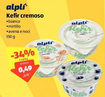 ALDI Alplí Kefir Cremoso 150 g offerta