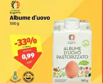 ALDI Sapore Albume D'Uovo 500 g offerta