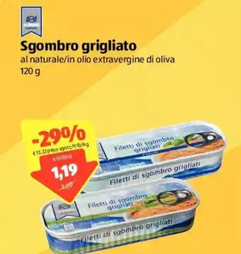ALDI Sgombro Grigliato 120 g offerta