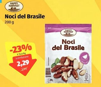 ALDI Happy Harvest Noci del Brasile 200 g offerta