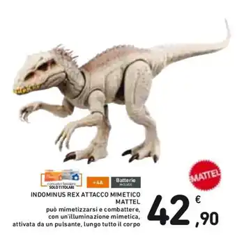 INDOMINUS REX ATTACCO MIMETICO MATTEL