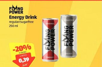 ALDI Flying Power Energy Drink 250 ml offerta