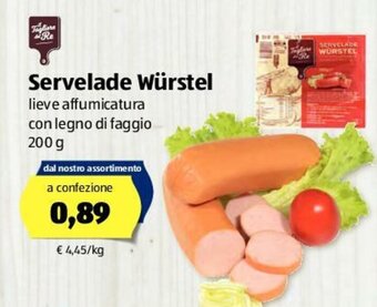 ALDI Servelade Würstel 200 g offerta