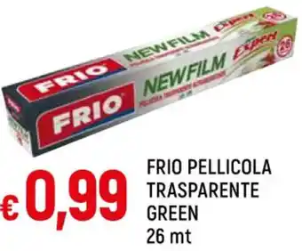 Famila Superstore FRIO PELLICOLA TRASPARENTE GREEN 26 mt offerta