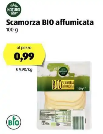 ALDI Natura Scamorza Bio Affumicata 100 g offerta