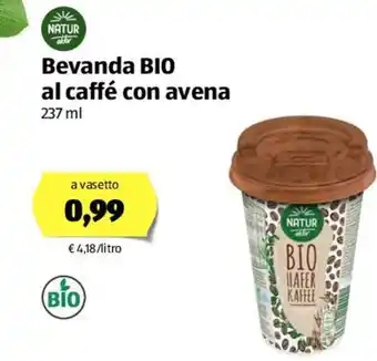 ALDI Bevanda Bio Al Caffé con Avena 237 ml offerta