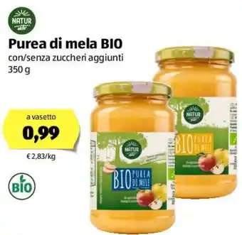 ALDI Purea Di Mela Bio 350 g offerta