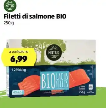 ALDI Filetti Di Salmone Bio 250 g offerta