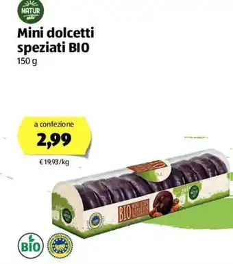 Mini Dolcetti Speziati Bio 150 g