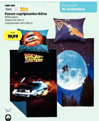 ALDI Parure Copripiumino Rétro offerta