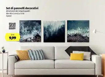 Set Di Pannelli Decorativi 3 pezzi