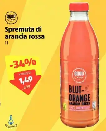 ALDI Spremuta Di Arancia Rossa 1l offerta
