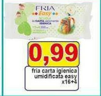 Fria Carta Igienica Umidificata Easy