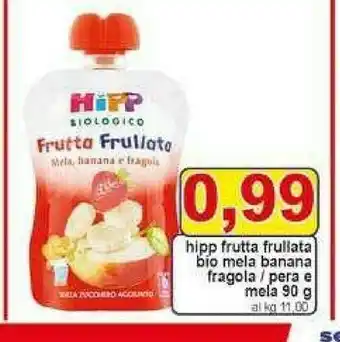 Hipp Frutta Frullata Bio Mela Banana Fragola