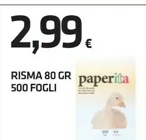 Risma 80 Gr 500 Fogli Paperita