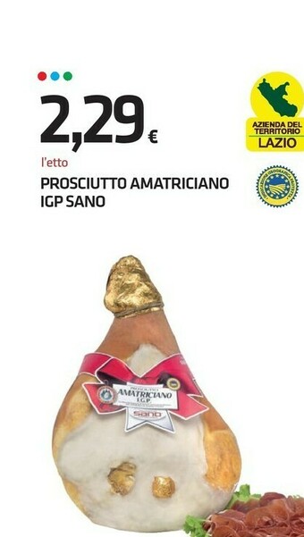 Superconti Sano Prosciutto Amatriciano Igp offerta