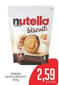 Supermercati Piccolo Ferrero nutella biscuits offerta