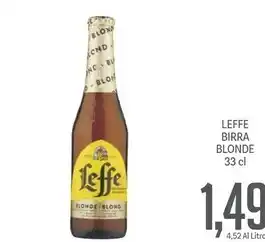 Supermercati Piccolo Leffe birra blonde offerta
