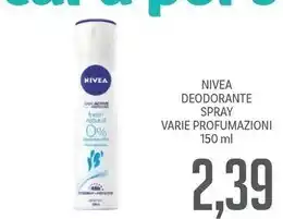 Supermercati Piccolo Nivea deodorante spray offerta