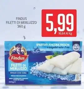 Supermercati Piccolo Findus filetti di merluzzo offerta