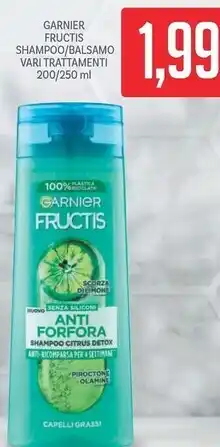 Supermercati Piccolo Garnier fructis shampoo/balsamo offerta
