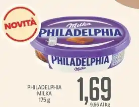 Supermercati Piccolo Philadelphia milka offerta