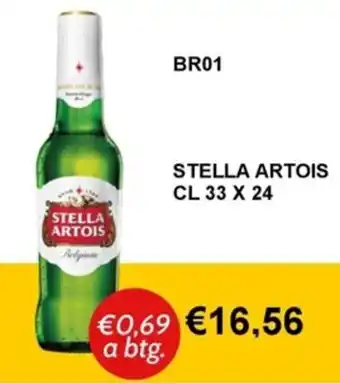 STELLA ARTOIS CL 33 X 24