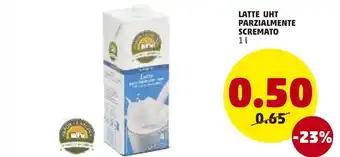 PENNY Latte UHT Parzialmente Scremato 1L offerta