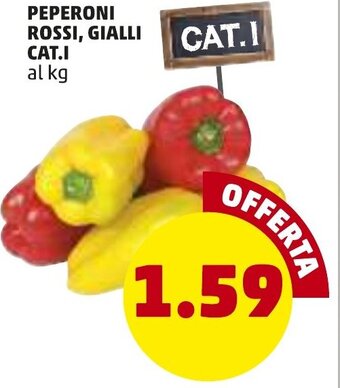 PENNY Peperoni Rossi, Gialli CAT.I offerta
