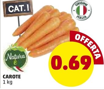 PENNY Carote 1 kg offerta