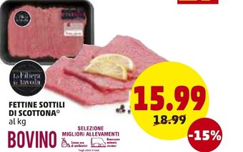 PENNY Fettine Sottili Di Scottona offerta