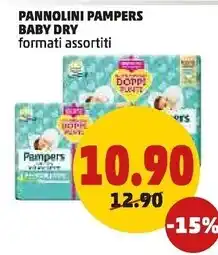 PENNY Pampers pannolini baby dry offerta