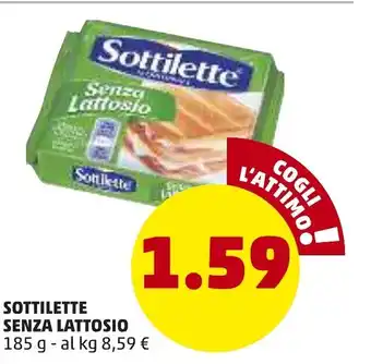 PENNY Sottilette Senza Lattosio 185 g offerta