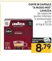 Pam Lavazza caffe in capsule a modo mio offerta