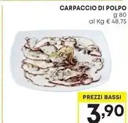 Pam Carpaccio di polpo offerta