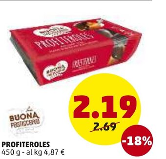 PENNY Profiteroles 450 g offerta