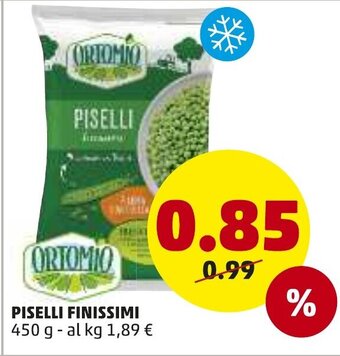 PENNY Piselli Finissimi 450 g offerta